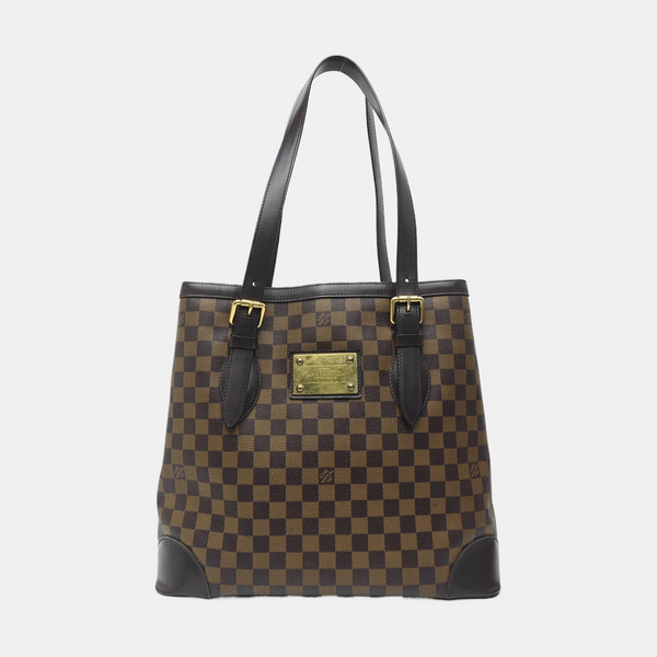 HAMPSTEAD GM Damier Ebene Coated Canvas Brown