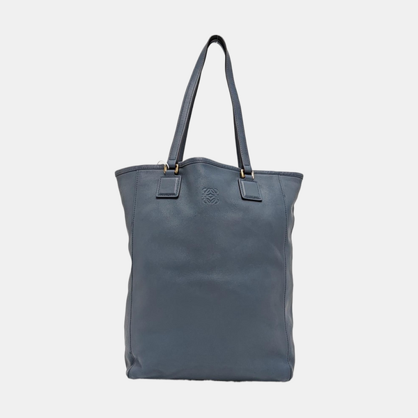 Calfskin Tote Bag Blue