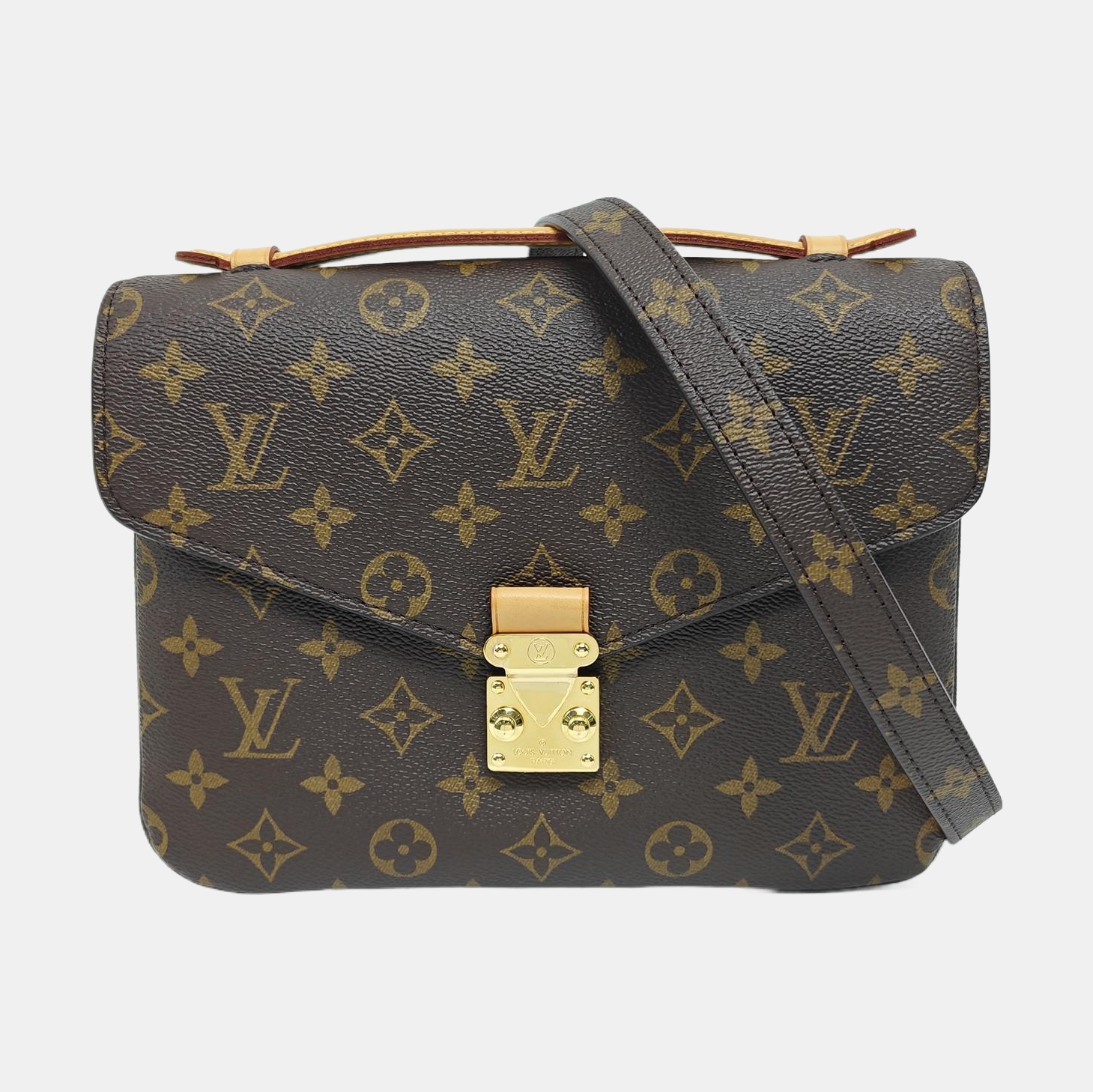 MÉTIS MM Monogram Coated Canvas Brown