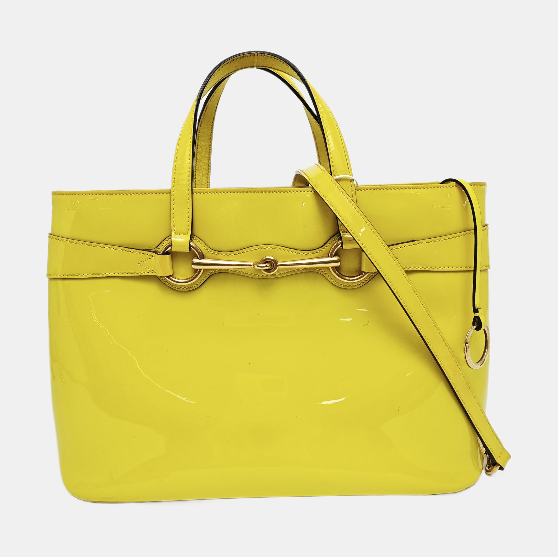 Bright Bit Patent Leather Yellow