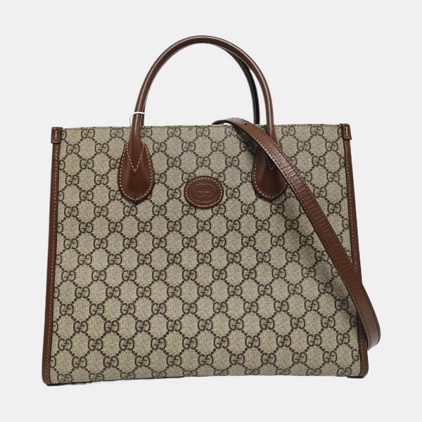 Retro Small Monogram Coated Canvas Brown