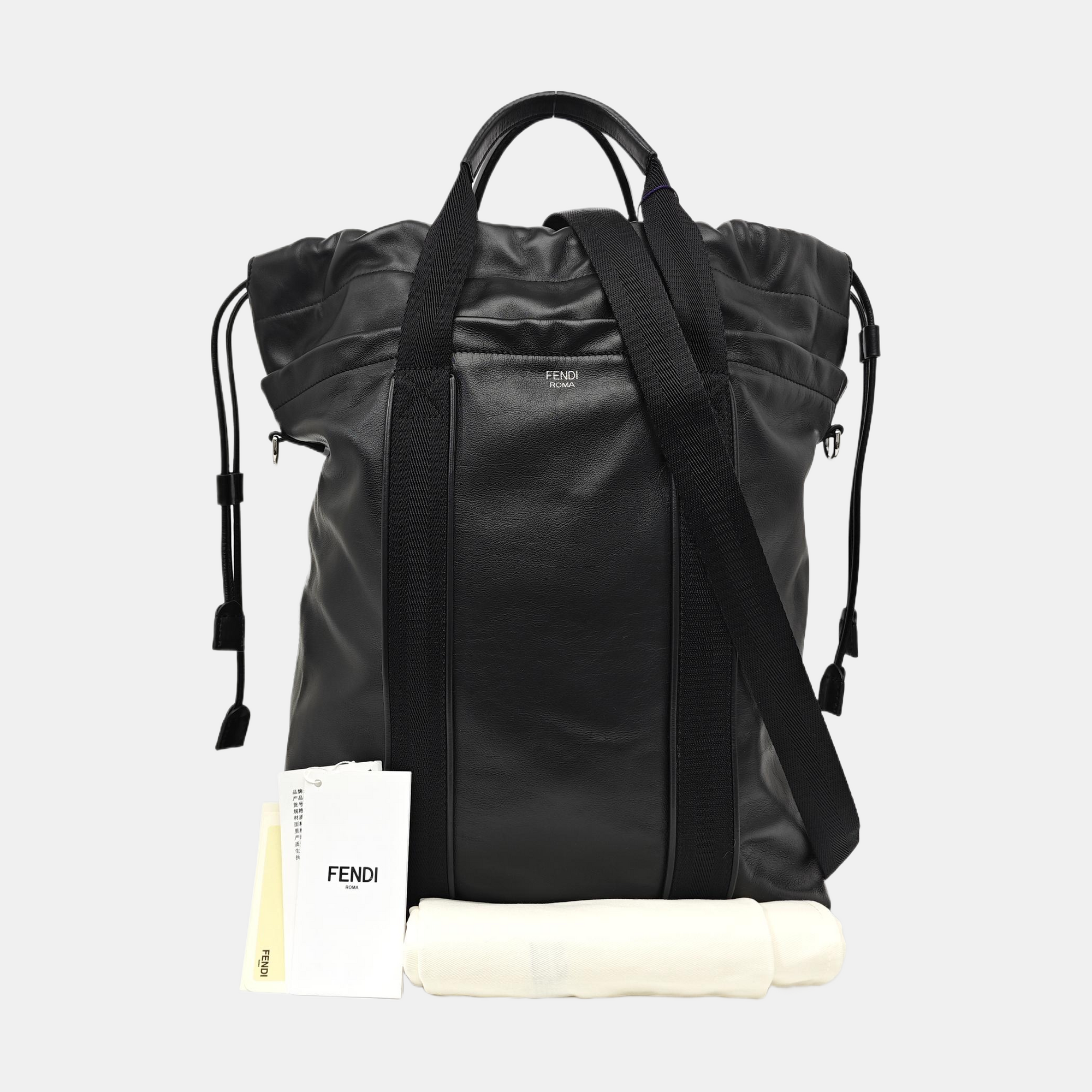 Calfskin Shoulder Bag Black