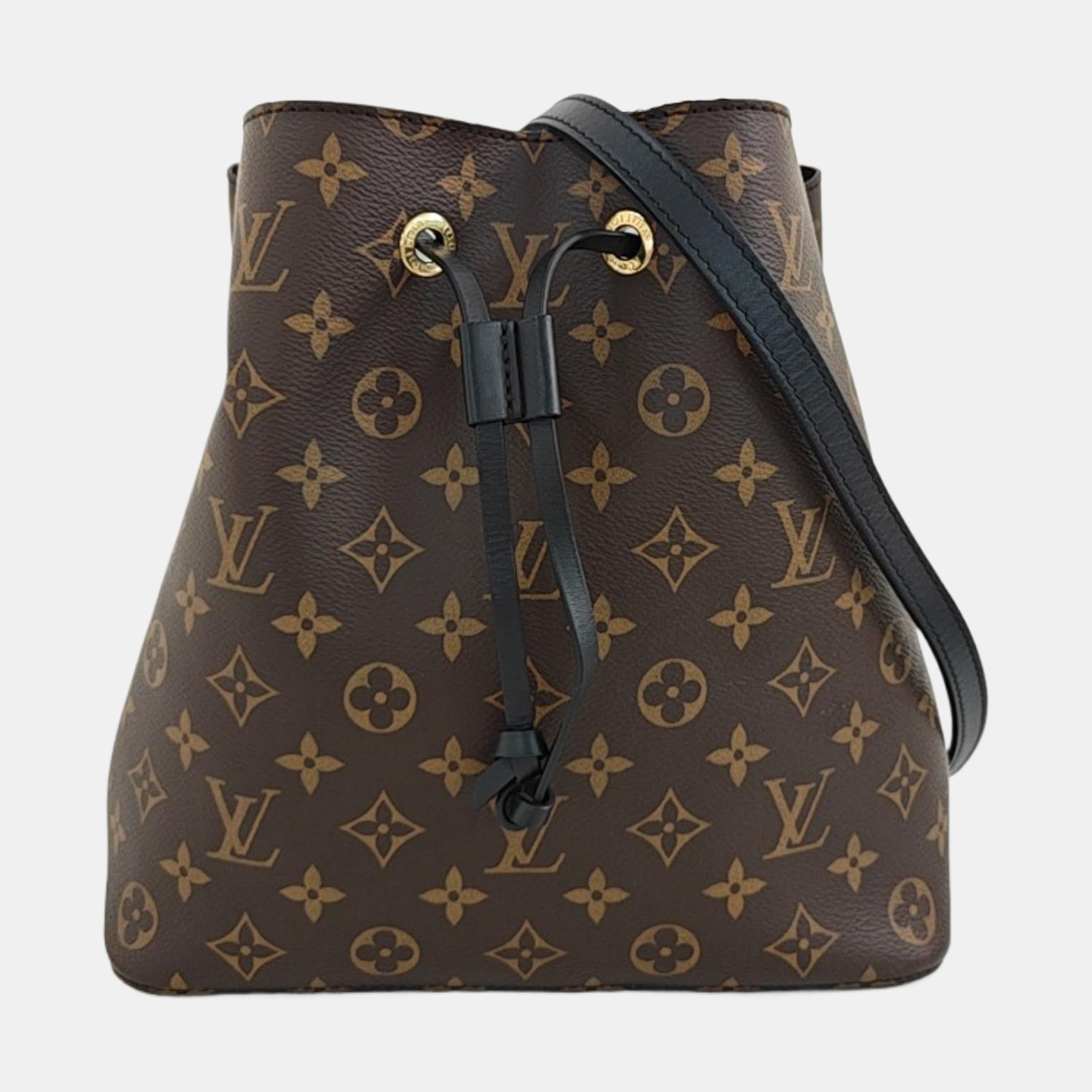 NÉONOÉ MM Monogram Coated Canvas Brown