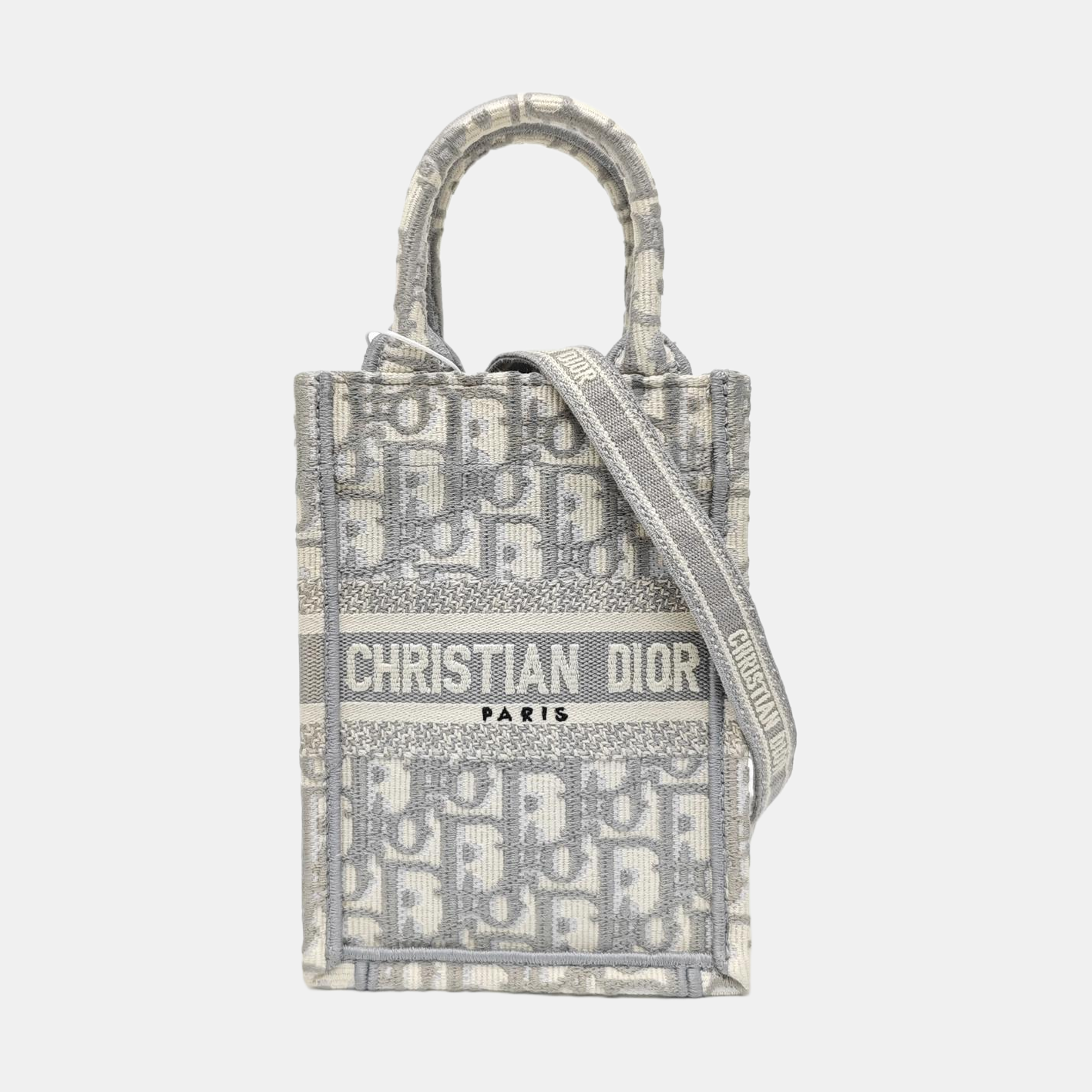 Book Tote Mini Canvas Gray