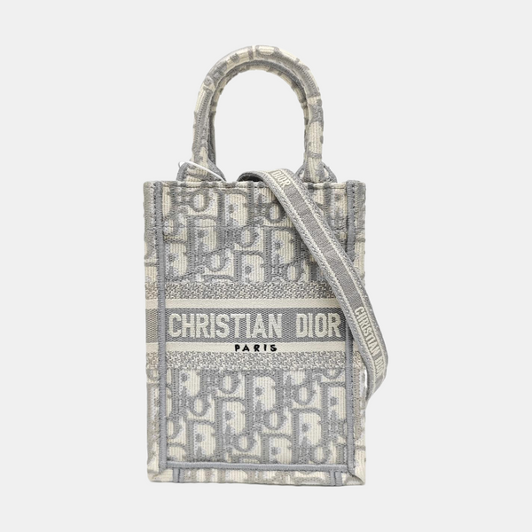 Book Tote Mini Canvas Gray