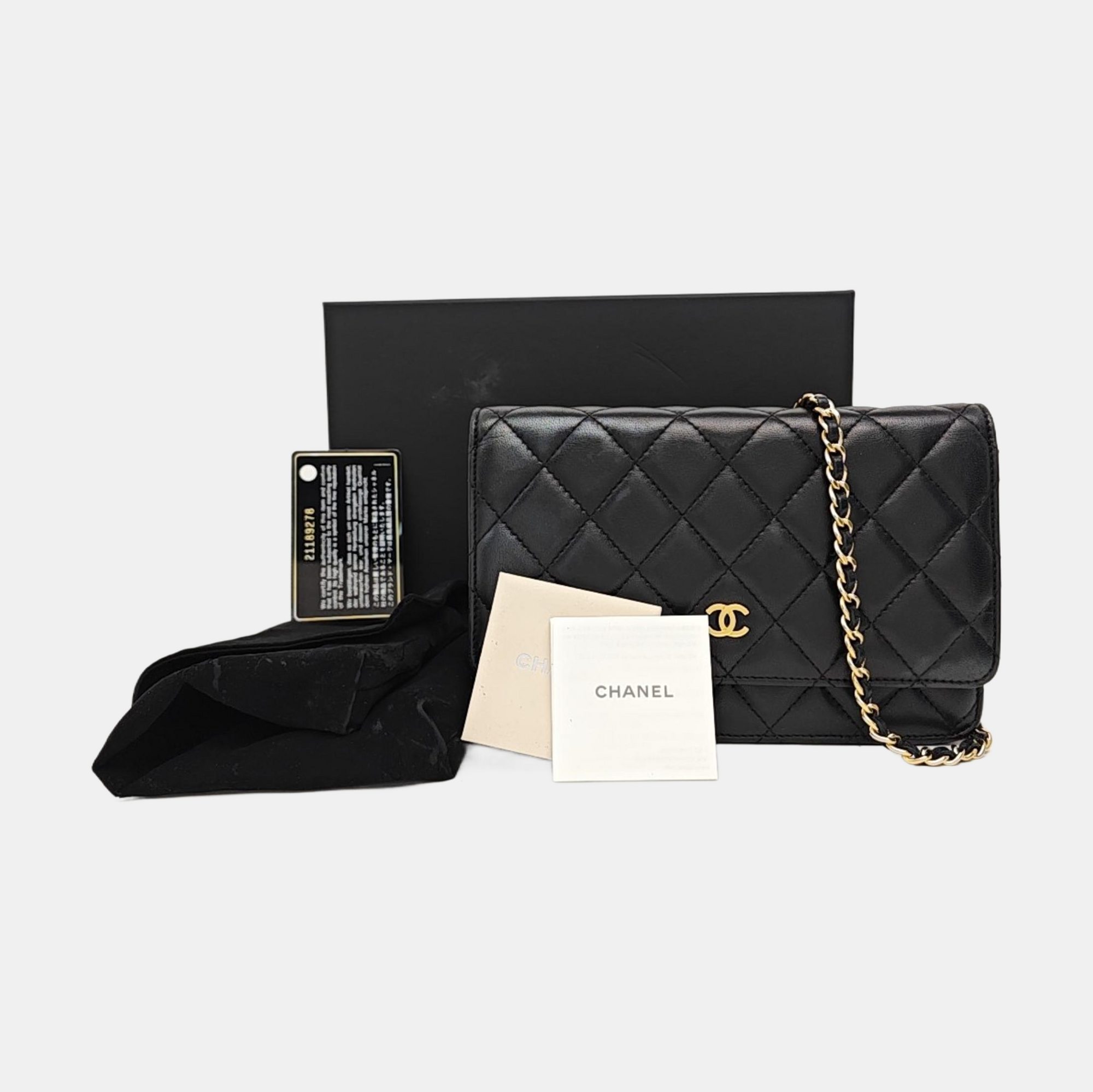 WOC Mini Lambskin Black