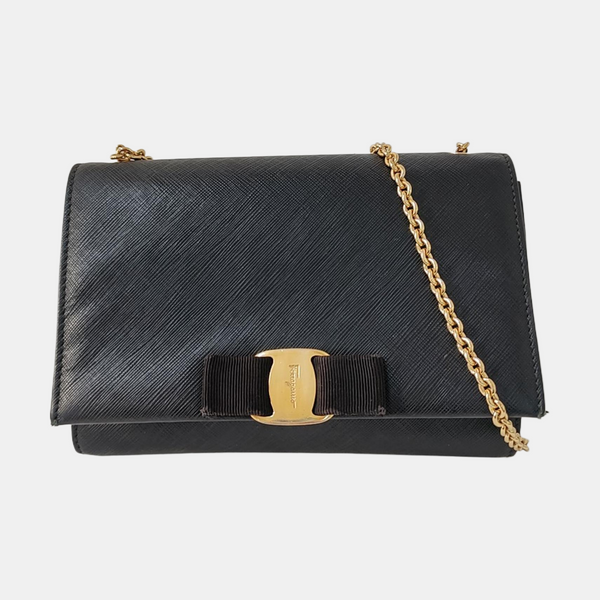 Ginny Calfskin Black