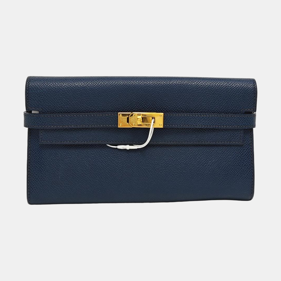 Kelly 20 Epsom Blue Wallet