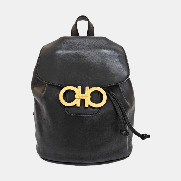 Calfskin Backpack Black
