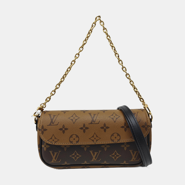 IVY Monogram Coated Canvas Brown