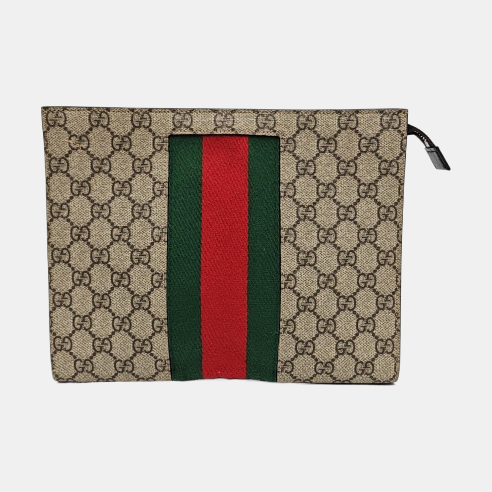 GG Supreme Monogram Coated Canvas Black