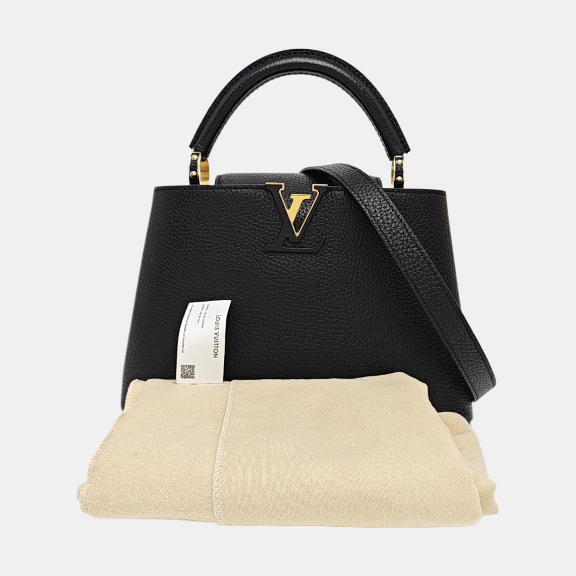 CAPUCINES BB Calfskin Black