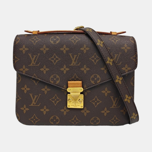 MONCEAU 26 Monogram Coated Canvas Brown