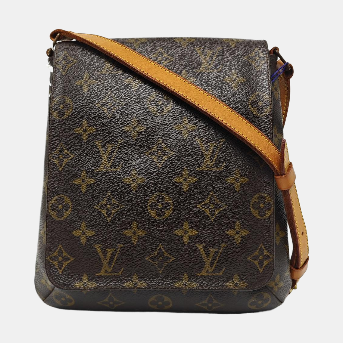 MUSETTE TANGO PM Monogram Coated Canvas Brown