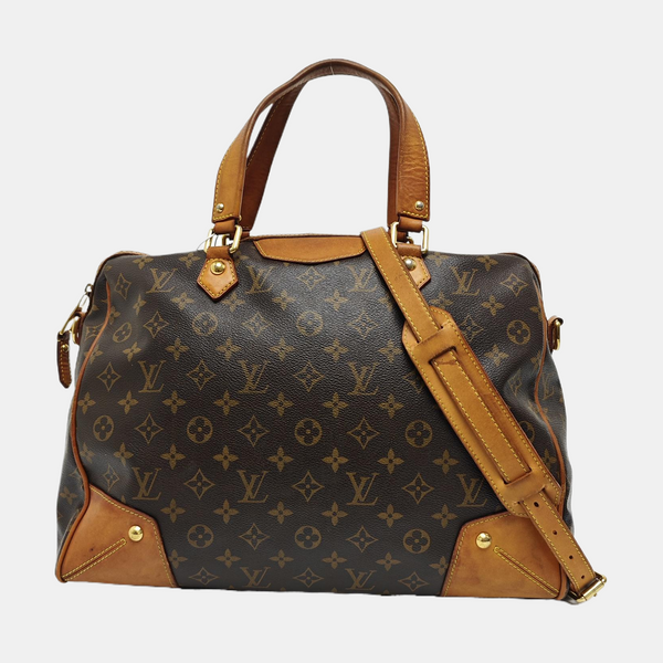 RETIRO GM Monogram Coated Canvas Brown