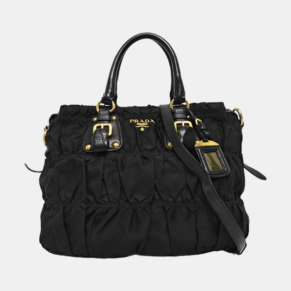 Gaufre Nylon Black