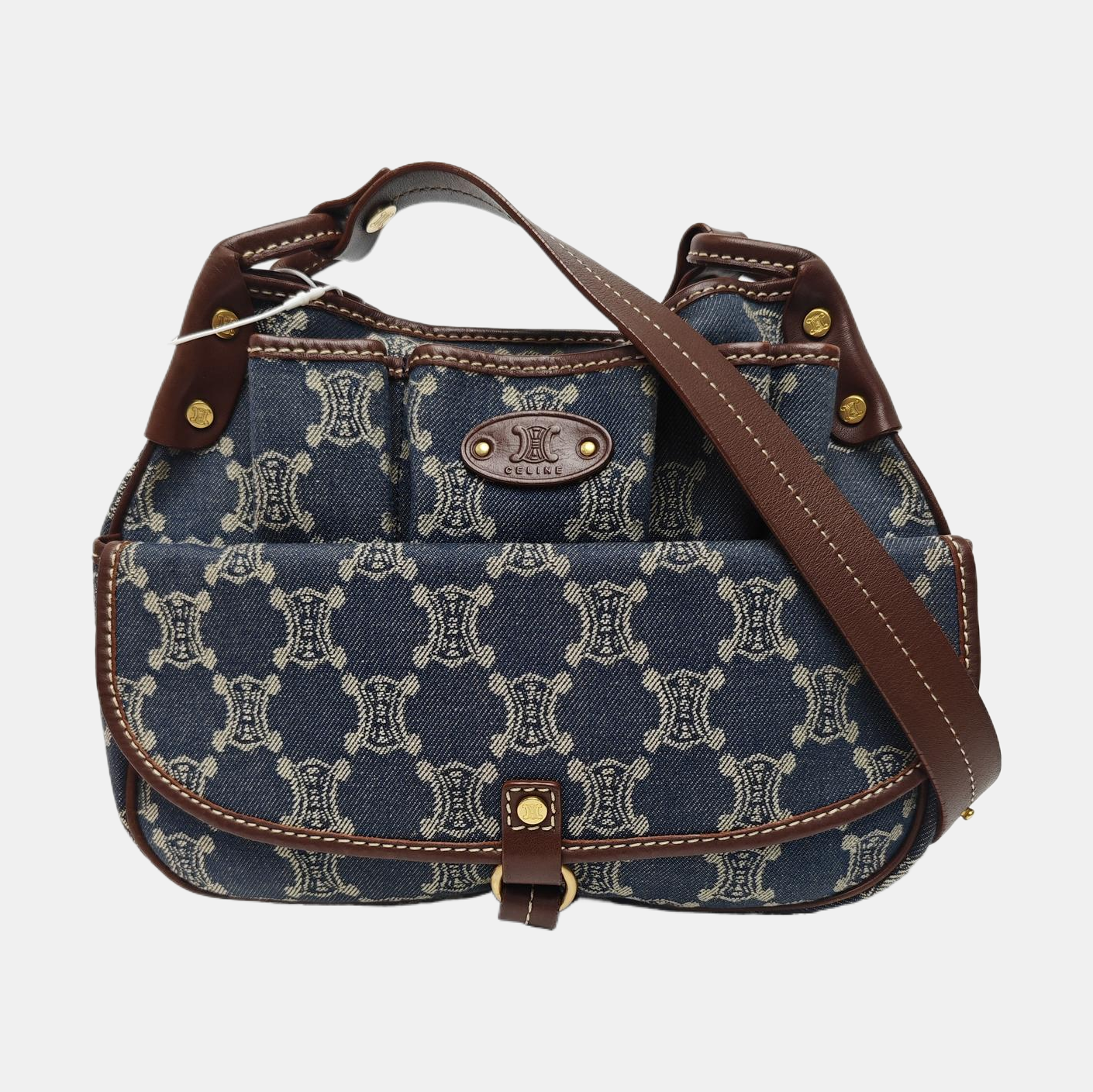 Canvas Shoulder Bag Blue