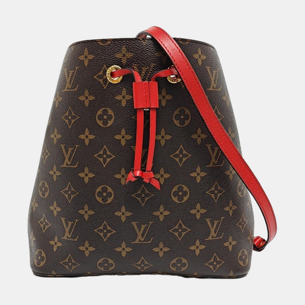 NÉONOÉ MM Monogram Coated Canvas Brown