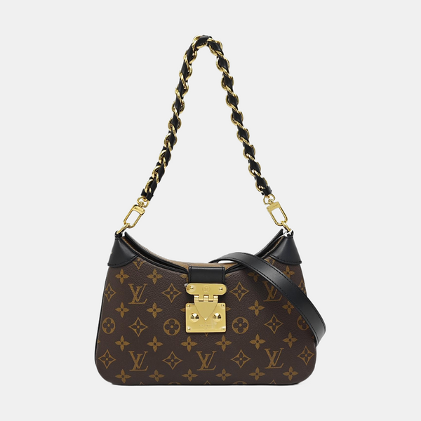 TWINNY Monogram Coated Canvas Brown