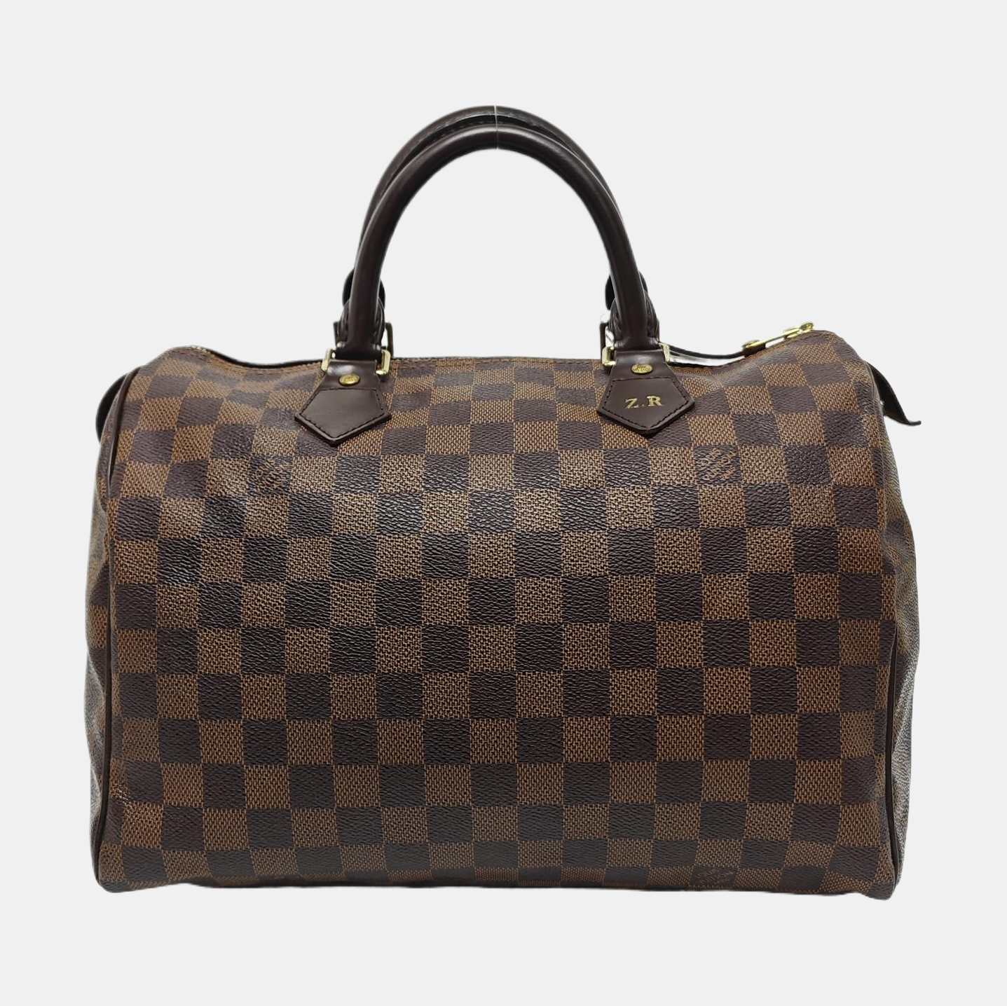 SPEEDY 30 Damier Ebene Coated Canvas Brown