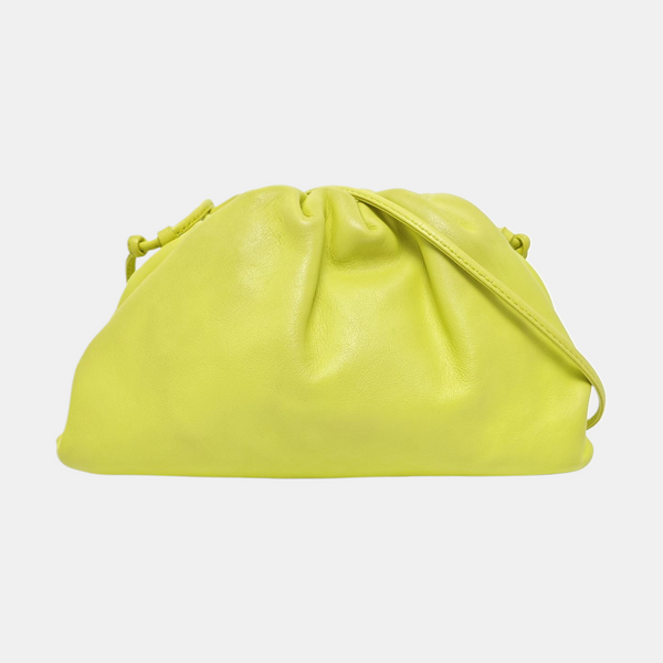 Authenticated pre-owned  The Pouch Mini Calfskin Green - Shoulder Bag at Looply