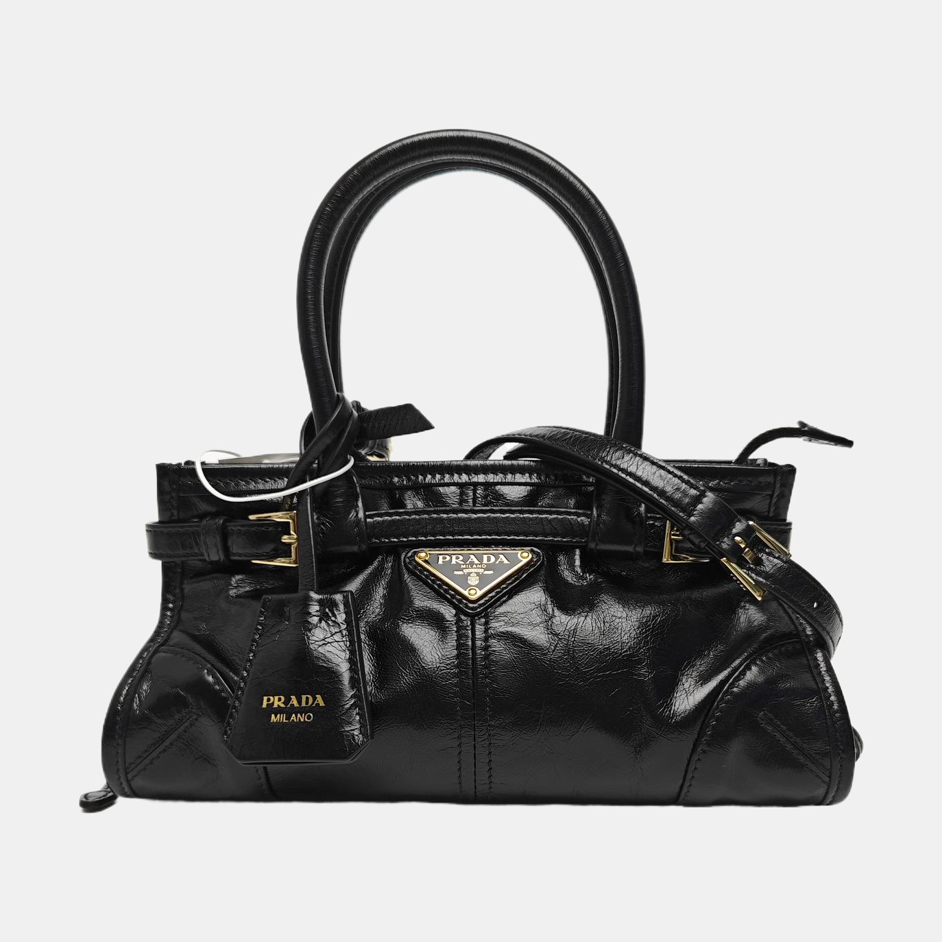 Bonnie Small Calfskin Black