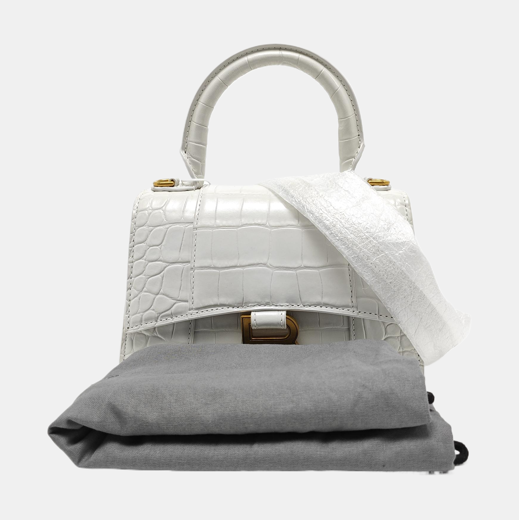 Hourglass XS Calfskin White