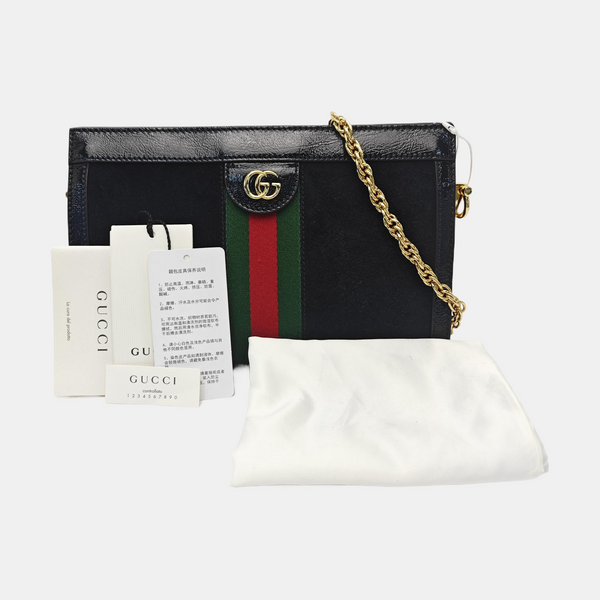 Ophidia Small Suede Black