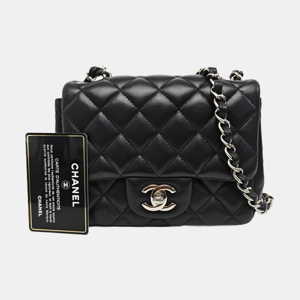 CLASSIC FLAP Mini Quilted Lambskin Black
