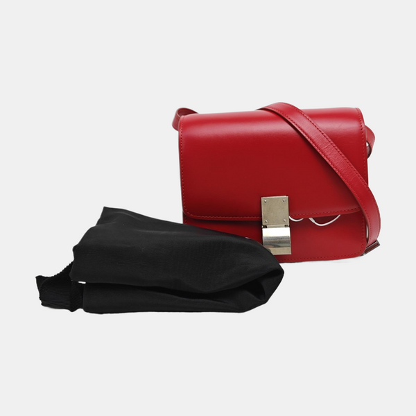 CLASSIC BOX Mini Calfskin Red