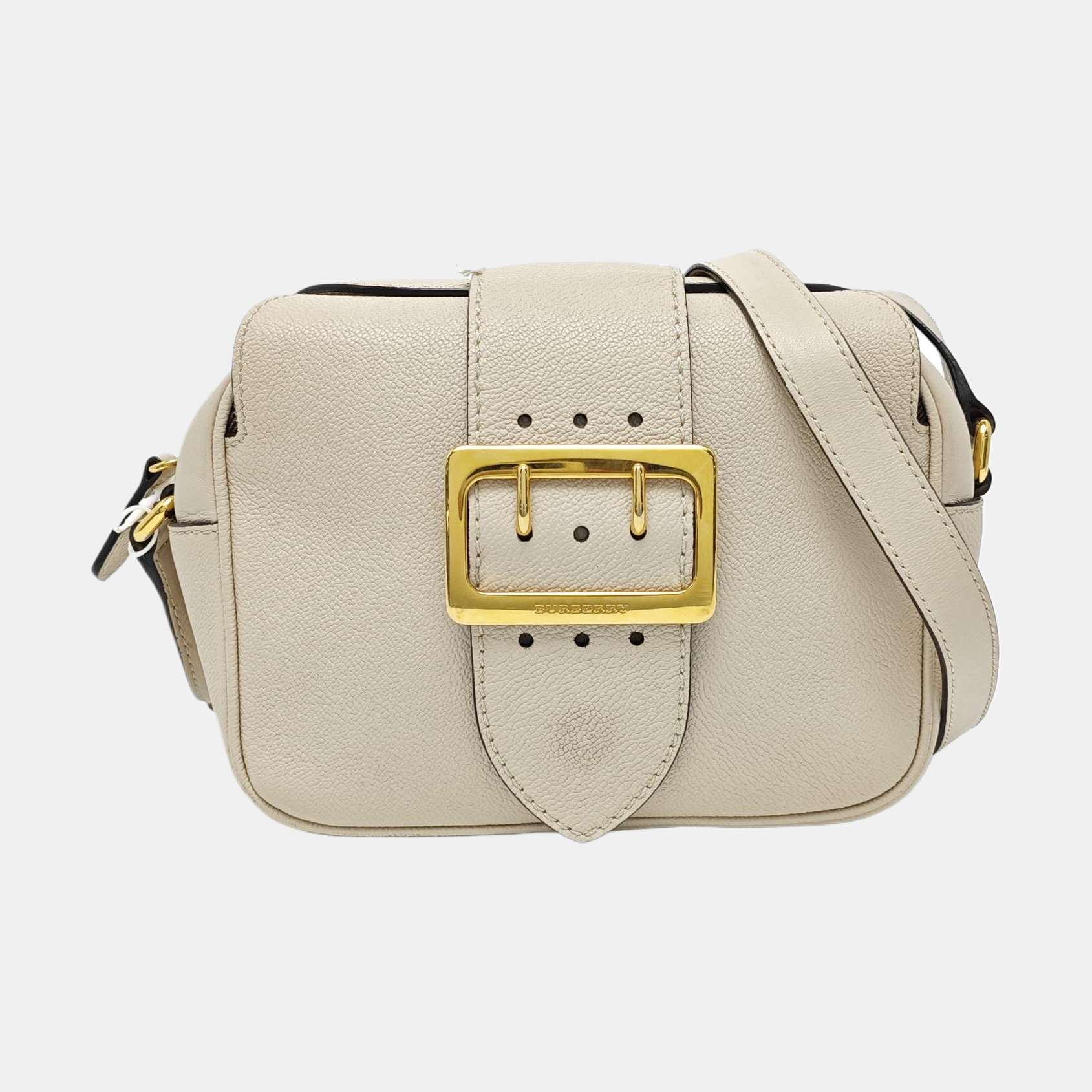 Buckle Calfskin Beige