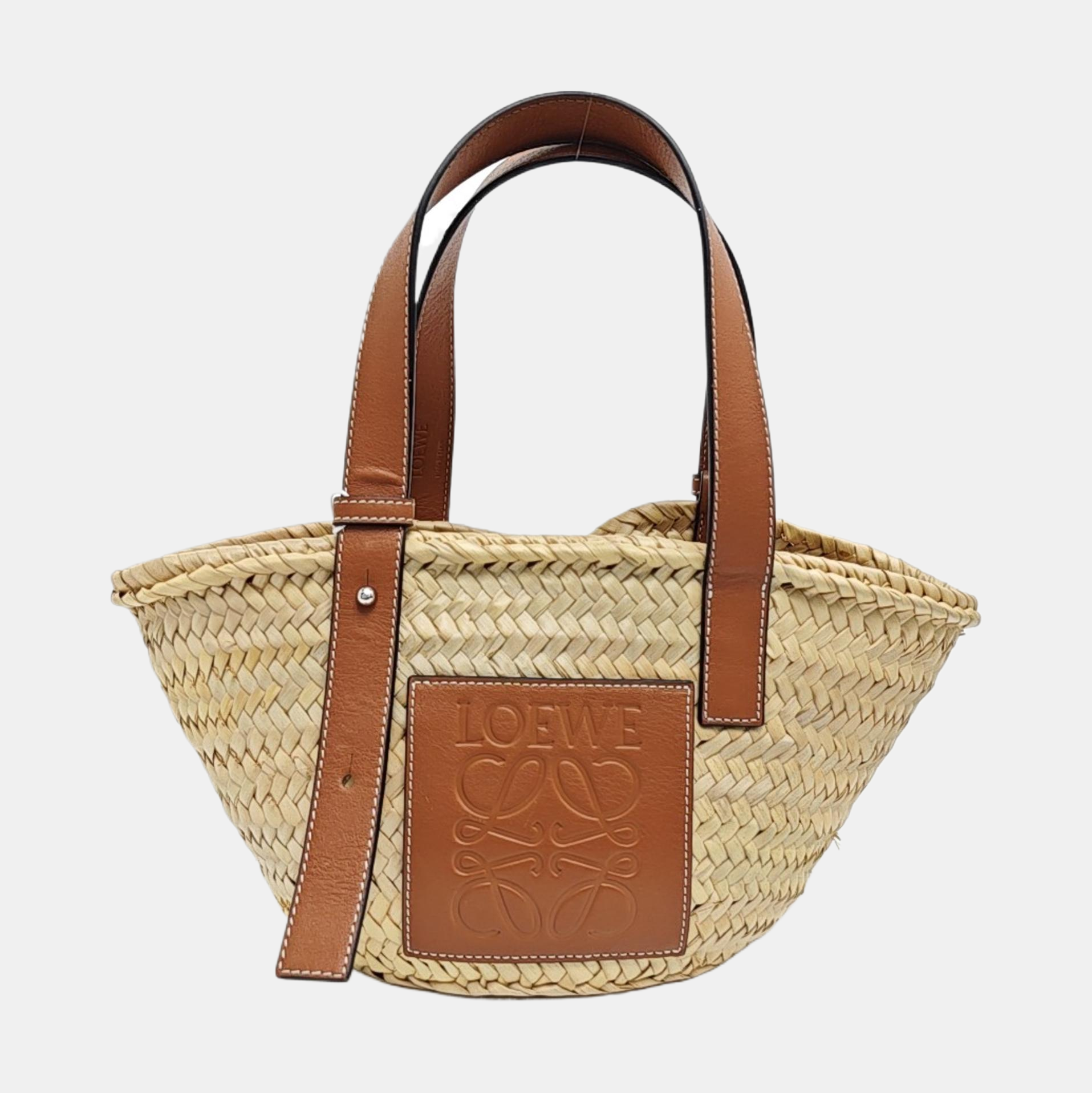 Basket Straw Beige