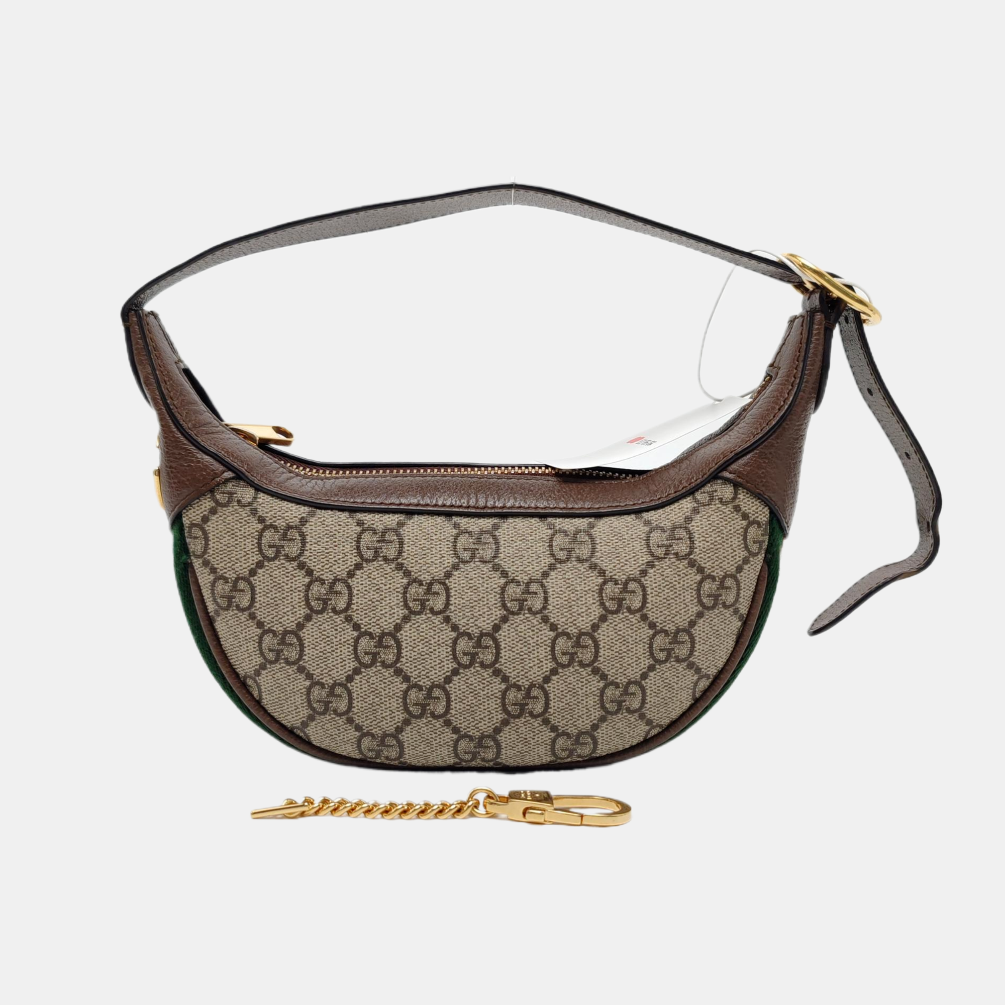 Authenticated pre-owned  Ophidia Mini Monogram Coated Canvas Beige - Top Handle Bag at Looply