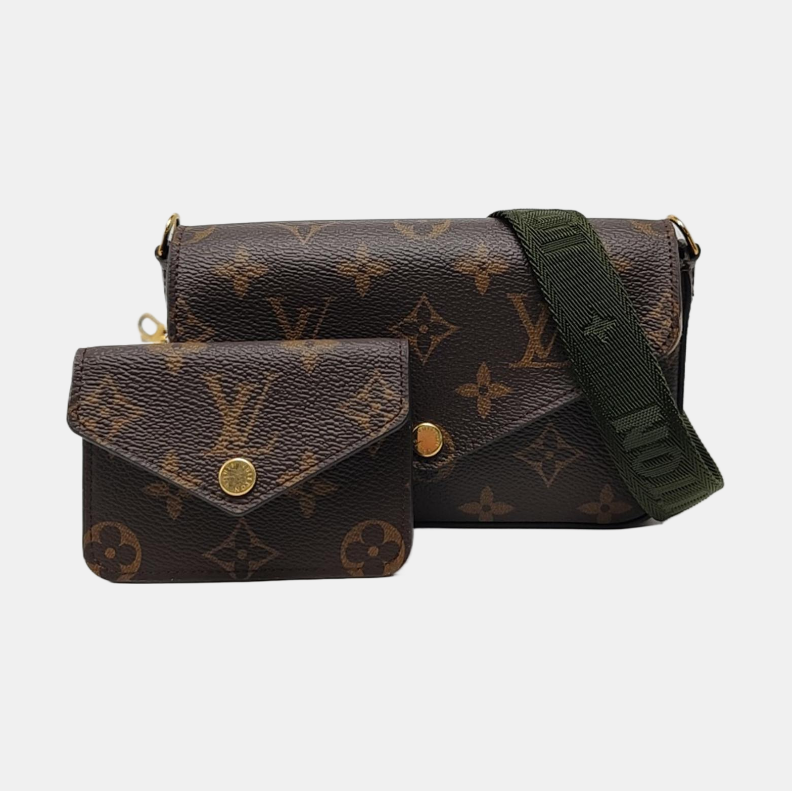 FÉLICIE Monogram Coated Canvas Brown