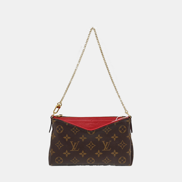 PALLAS BB Monogram Coated Canvas Brown