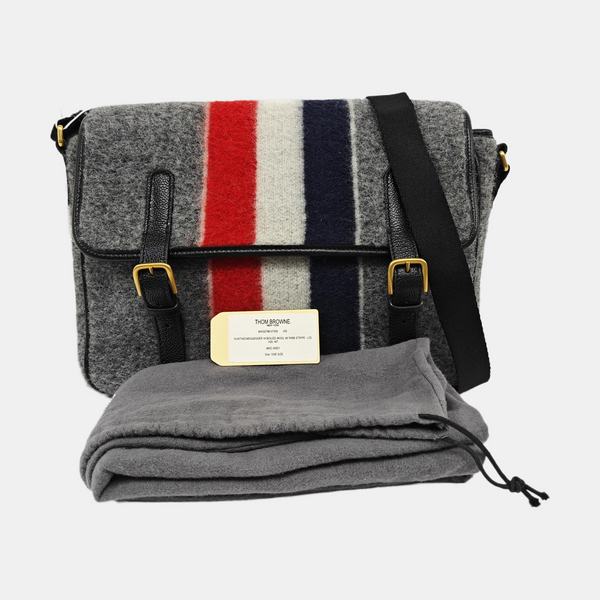 Fabric Shoulder Bag Gray