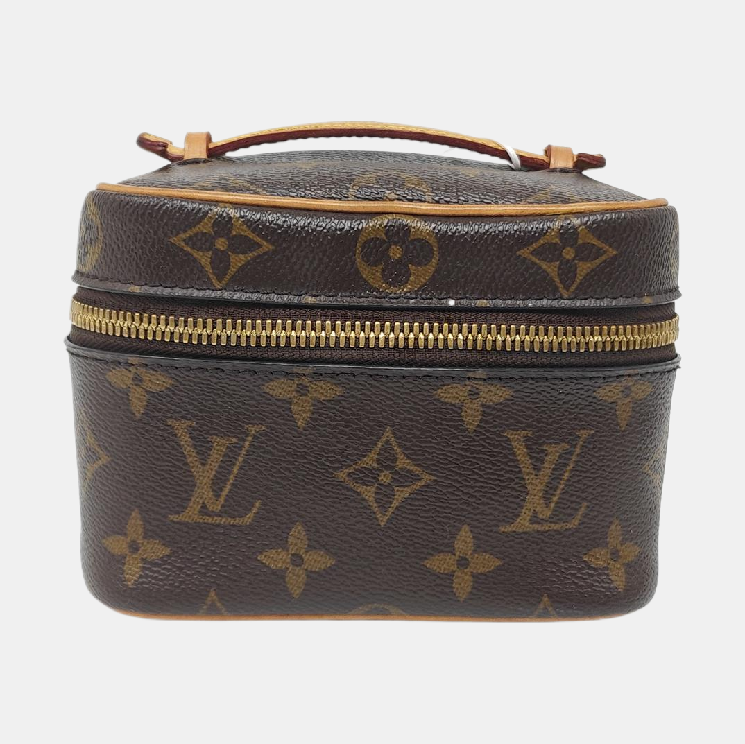 NICE Super Mini Monogram Coated Canvas Brown