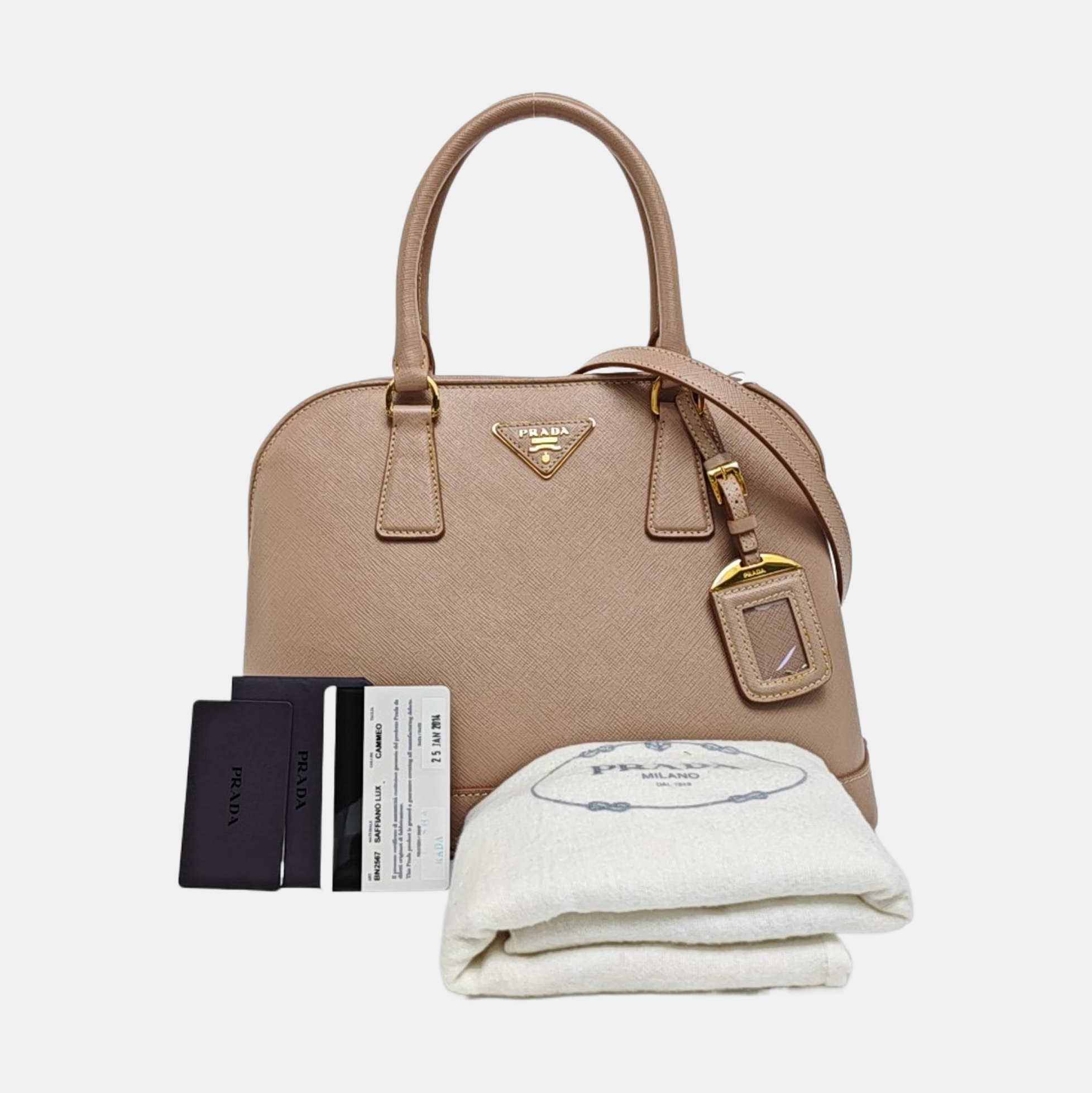 Promenade Saffiano Calfskin Pink