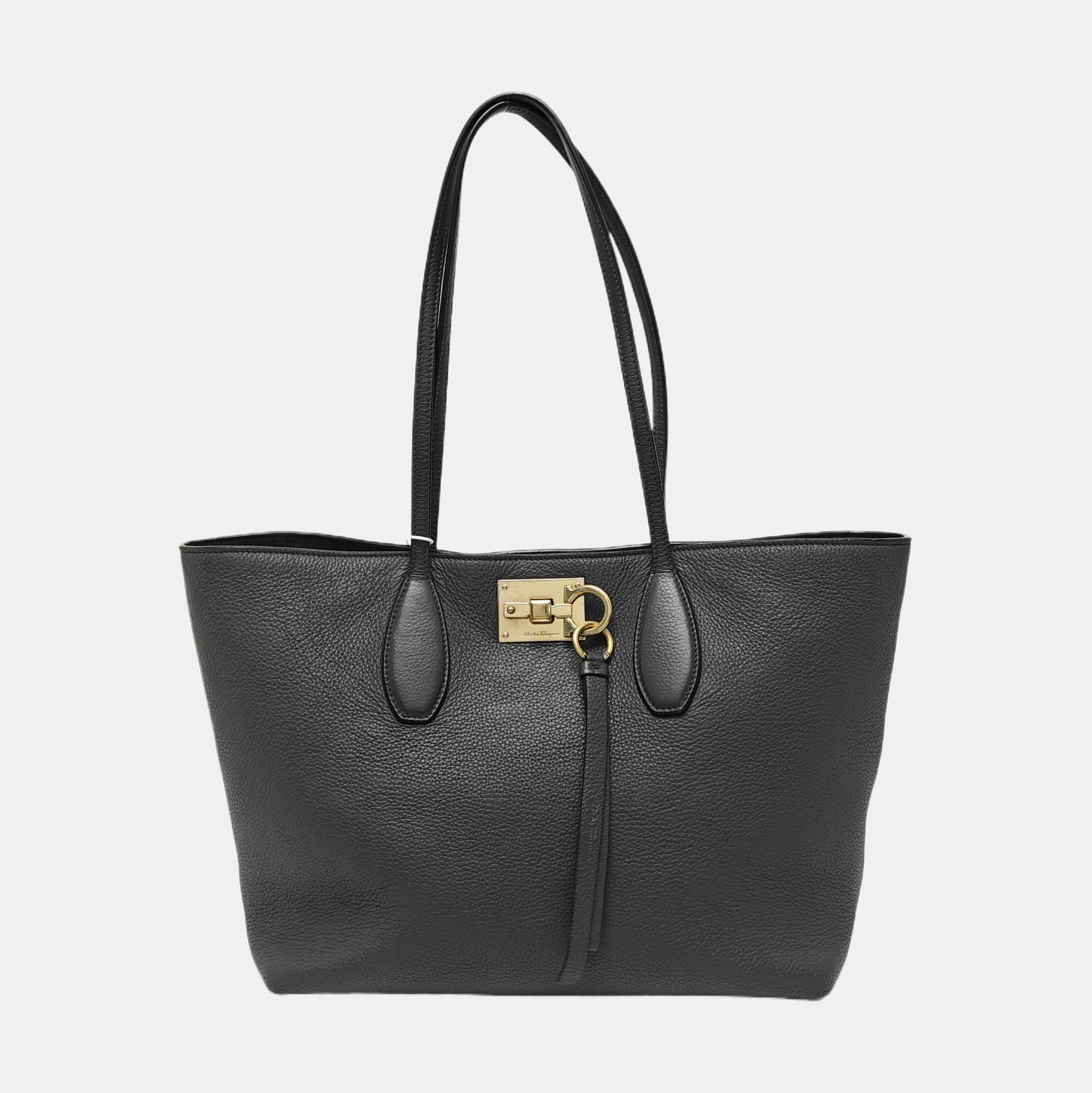 Ferragamo Studio Calfskin Gray