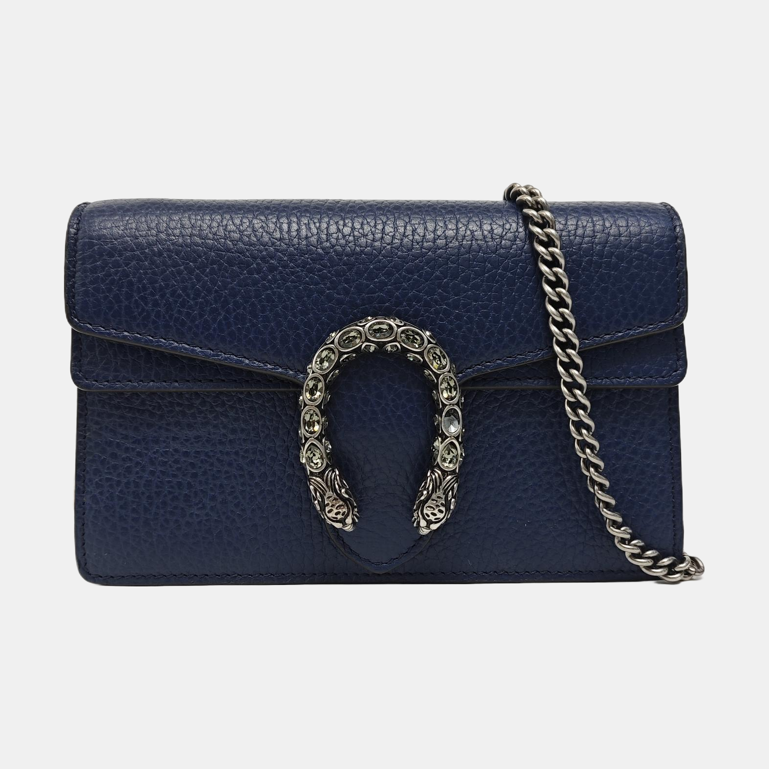 Dionysus Super Mini Calfskin Blue