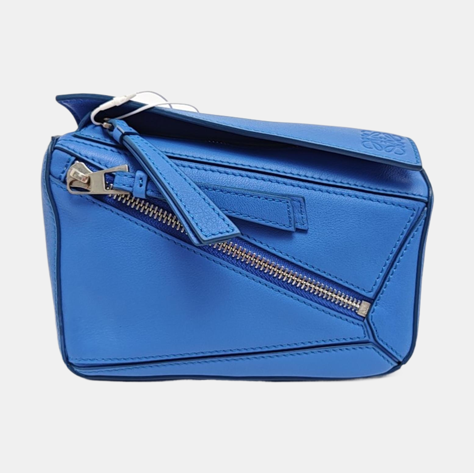 Puzzle Mini Calfskin Blue