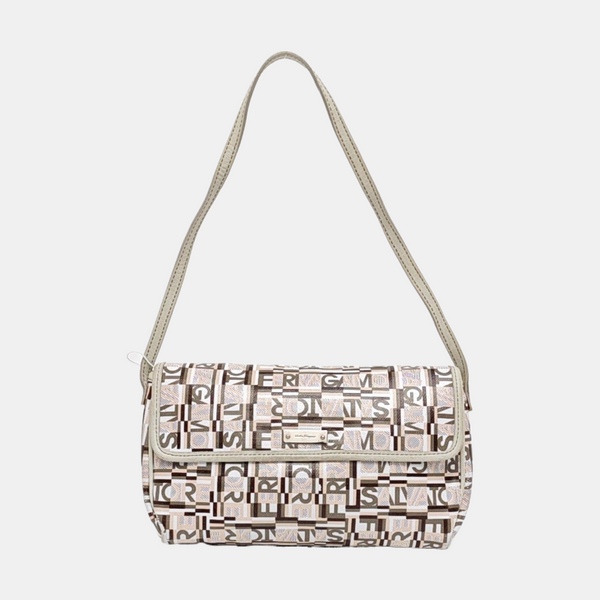 Coated Canvas Top Handle Bag Multicolor