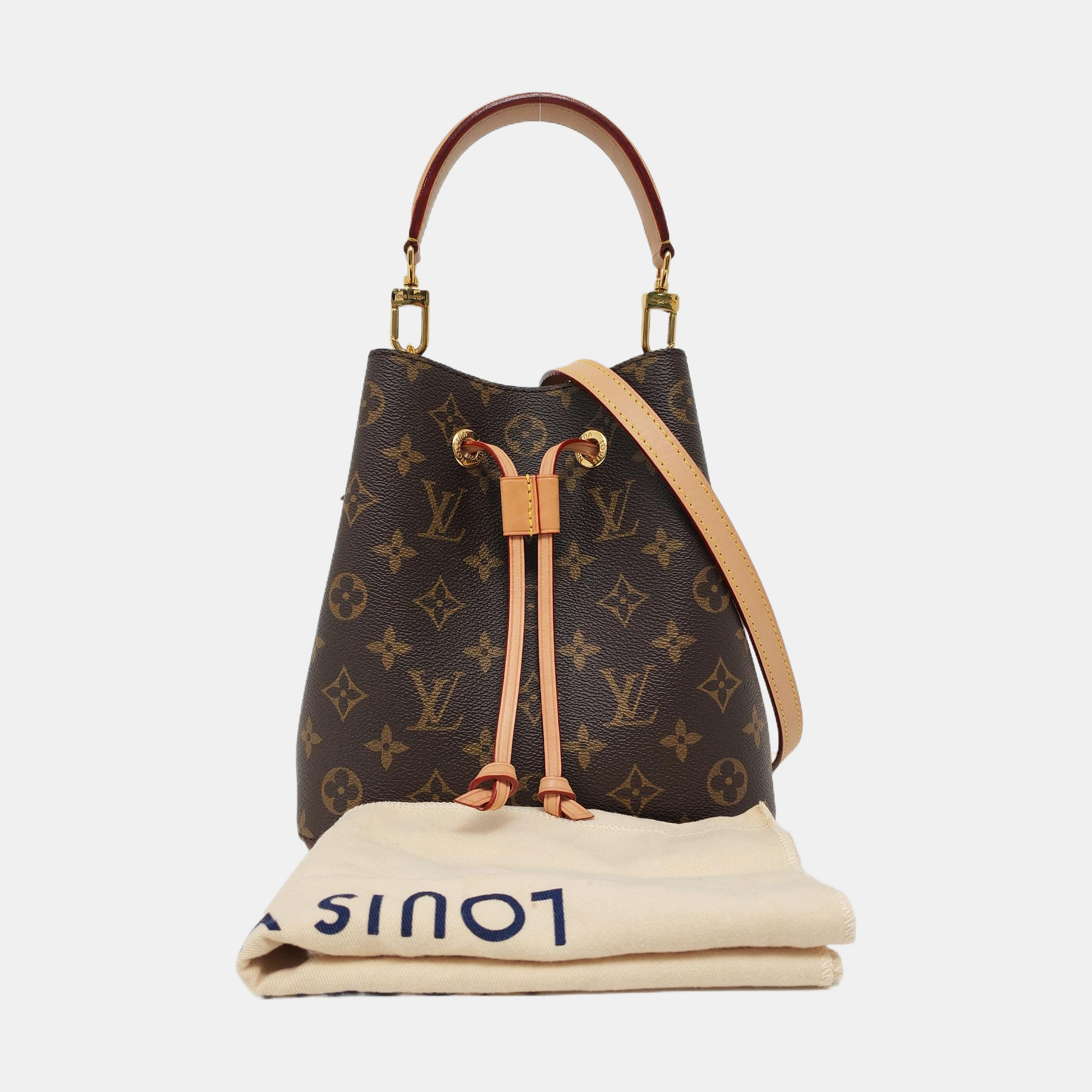NÉONOÉ BB Monogram Coated Canvas Brown