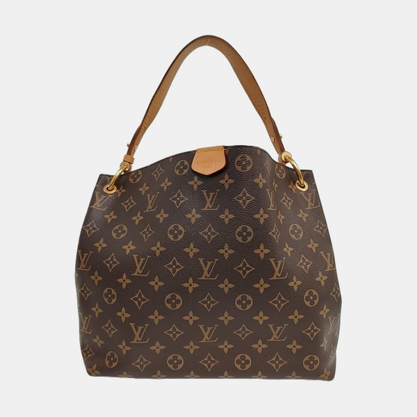 GRACEFUL PM Monogram Coated Canvas Brown