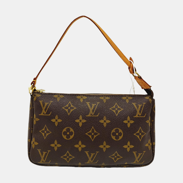 ACCESSOIRES Monogram Coated Canvas Brown