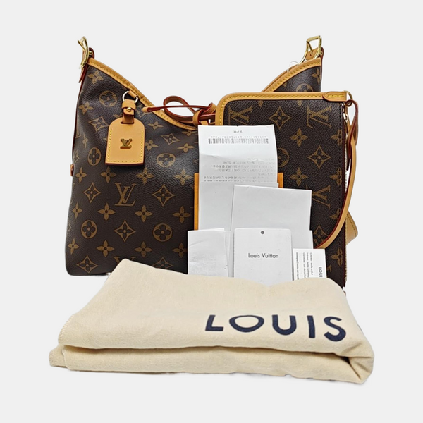 CARRYALL PM Monogram Coated Canvas Brown