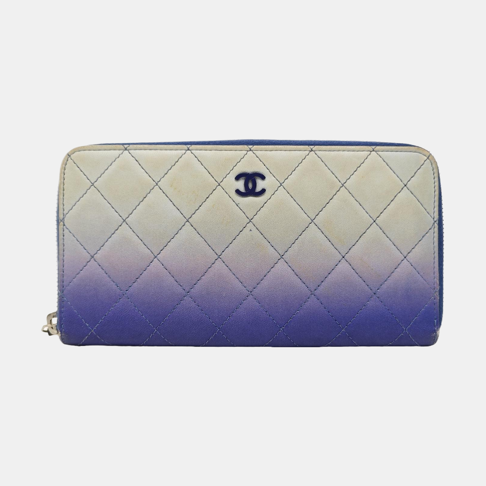 Quilted Calfskin Wallet Multicolor