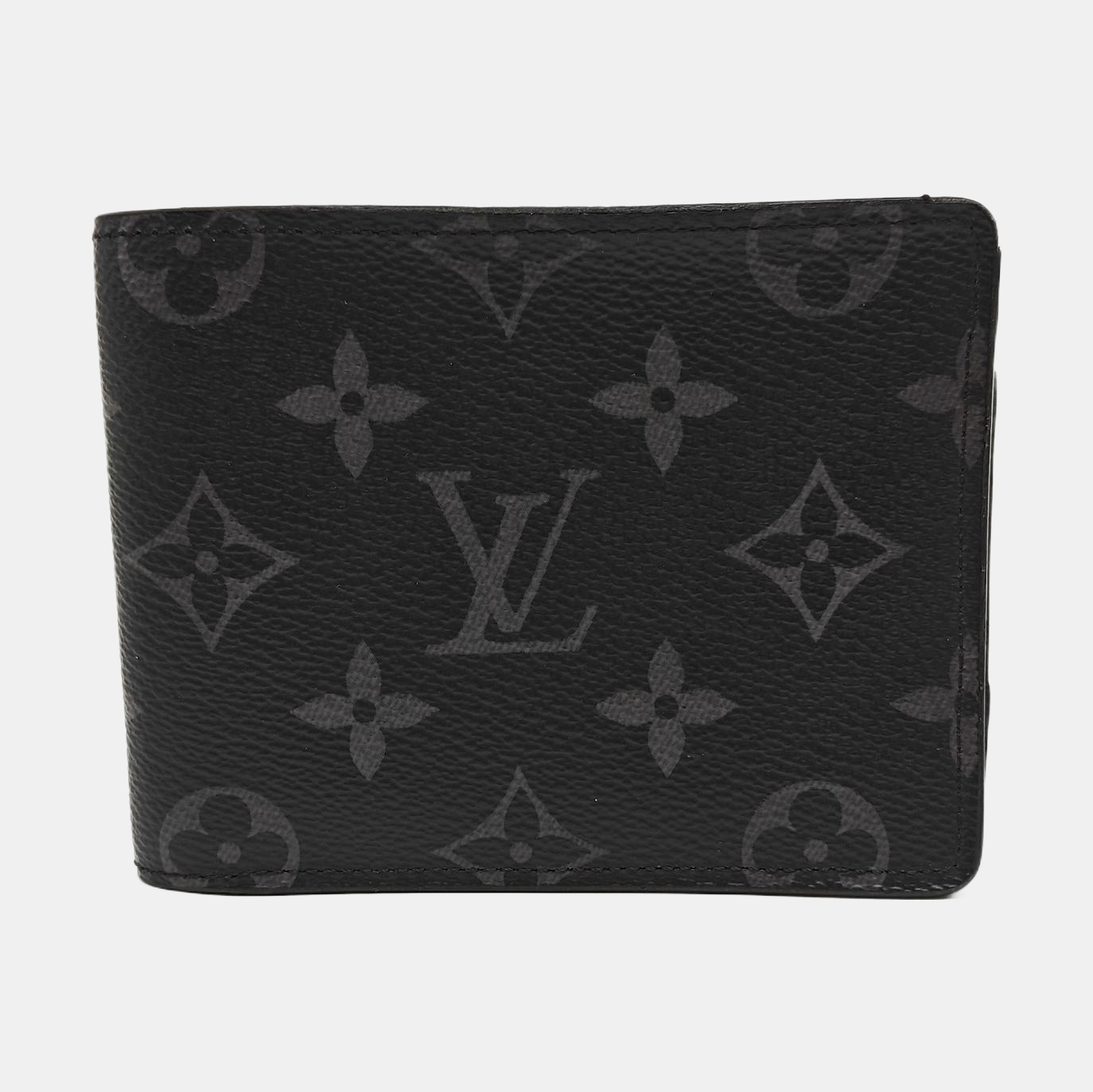 SLENDER Monogram Coated Canvas Black Wallet
