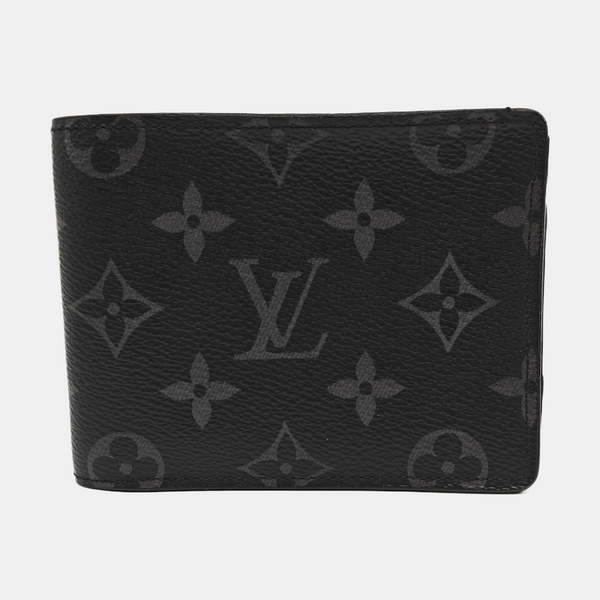 SLENDER Monogram Coated Canvas Black Wallet