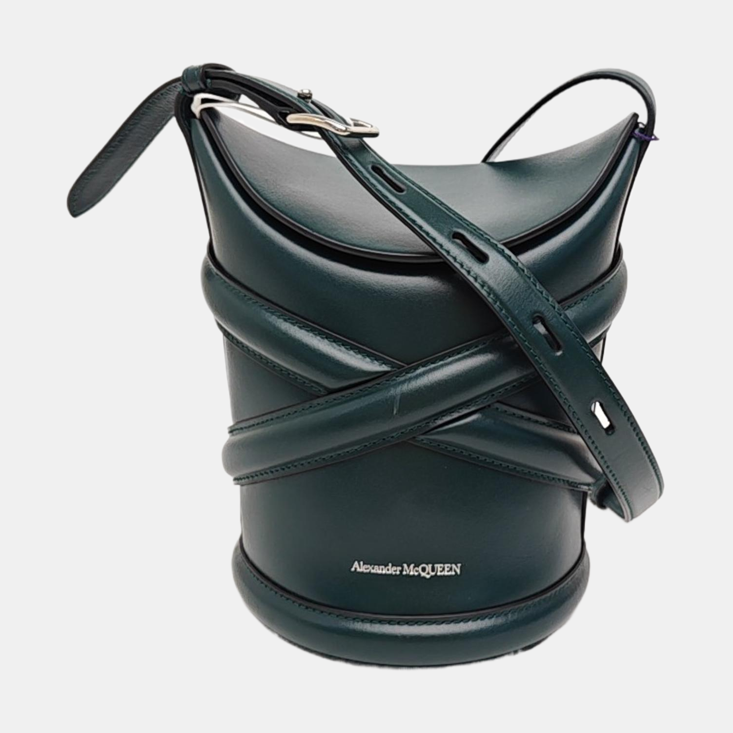 Calfskin Bucket Bag Green